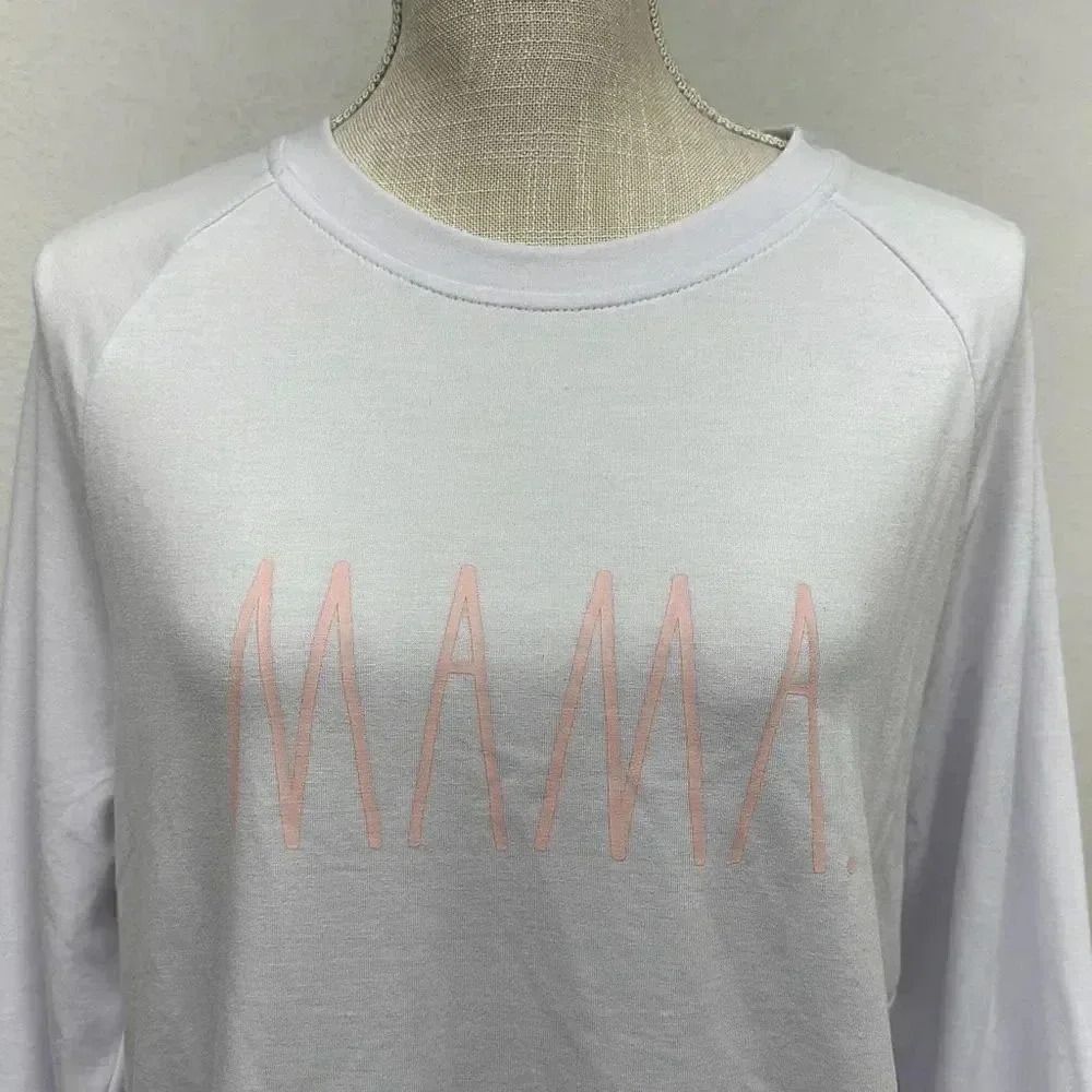 NWT Rae Dunn MAMA Long Sleeve Shirt Sz S